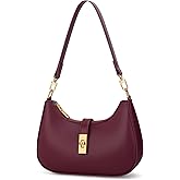 KKXIU Shoulder Bag for Women Cute Hobo Handbag and Vegan Leather Retro Small Clutch Purse with Zipper