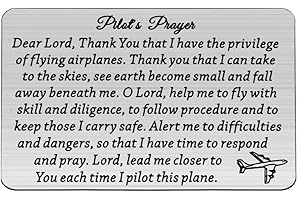 MAOFAED Pilot's Prayer Wallet Card (Pilot's Prayer Wallet Card)