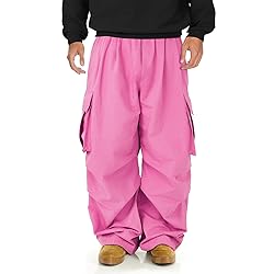 Baggy Cargo Pants Men Wide Casual Parachute Pants