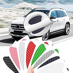 ASUBHA 4PCS Carbon Fiber Anti-Scratches Car Door
