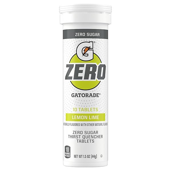 GATORADE, ZERO TABLETS LEMON LIME, 1.5 OUNCE