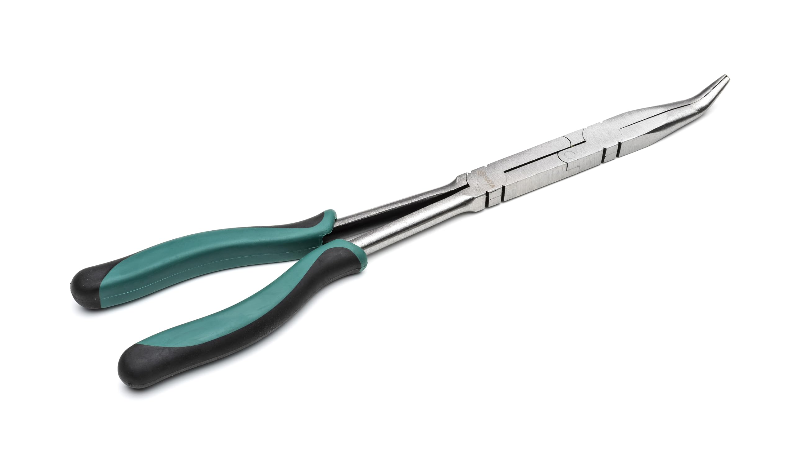 SATA ST70721ST Double X-Pliers with 45 Degree Jaws and Anti-Slip Handles, for Added Reach in Tight Spaces