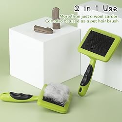 2Pcs Wool Carders, Hand Carders with Ergonomic