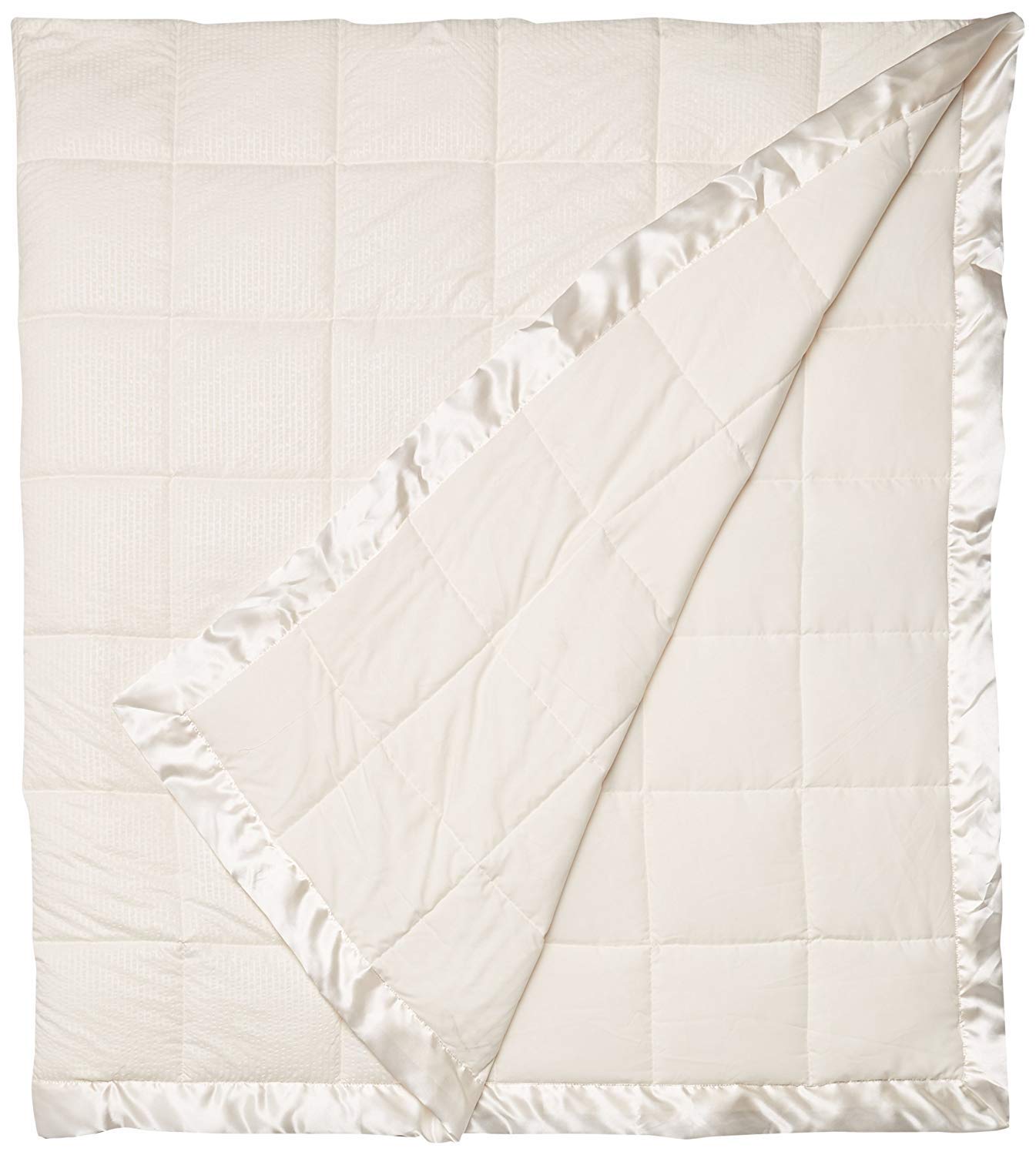 Photo 1 of Madison Park Cambria Down Alternative Blanket, Premium 3M Scotchgard Moisture Wicking Treatment, Lightweight and Soft Bed Cover For Summer with Satin Trim, Oversized King Ivory
