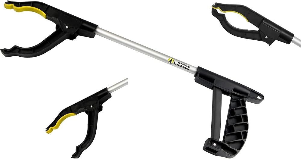 LZZAZ Small Litter Picker Magnet Claw 16in 42cm Pack 1 2 4 10 25 50