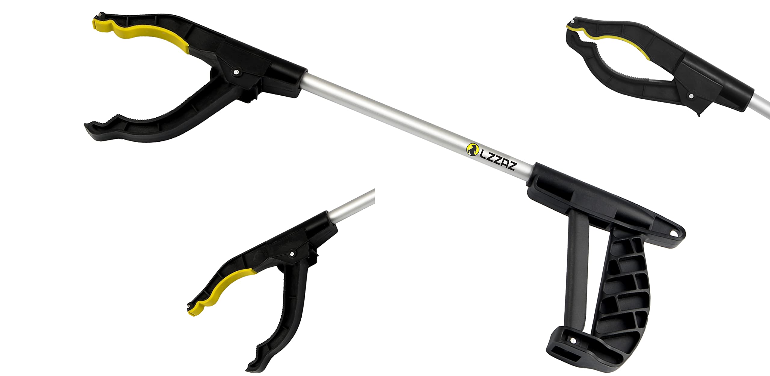 LZZAZ (Pack of 50/25/10/4/2/1) Small Litter Pickers for Children with Magnet Claw, 16"~42cm Handy Assist Grabbers for Disabled, Mobility aids Grabber Stick Heavy Duty Rubbish Picker (42 cm,1-Pack)