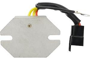 OCPTY Voltage Rectifier Regulator Fits 1995-2001 for SKI-DOO SKANDIC 1999-2001 for MULA DELUXE 500 LC F 1997-2000 for MULA 500 DELUXE 1993 for MULA PLUS E 1993 for MULA PLUS EFI Rectifier