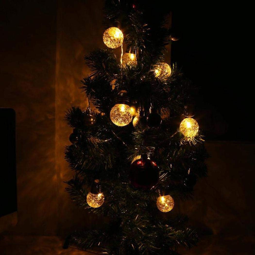 nimhes Energy-saving Solar LED Fairy String Lights Home Decoration Decking & Patio Lighting