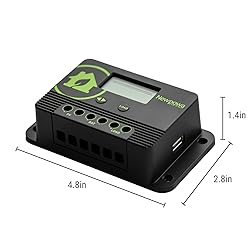 Newpowa 10A PWM Solar Charge Controller 12V/24V