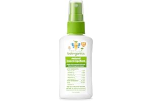 Babyganics Insect Spray, 2oz, 1 pack, Made with Plant and Essential Oils, Packaging May Vary