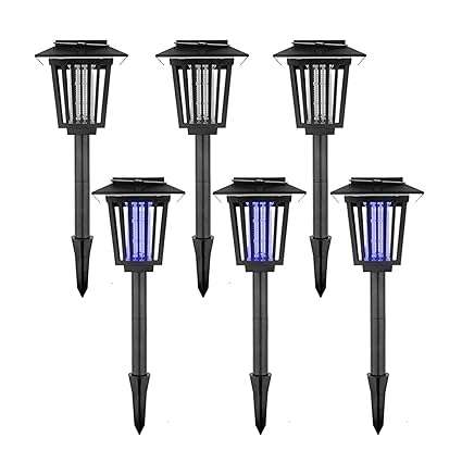 Amazon Com Sipaou Solar Powered Bug Zapper Light Solar Insect
