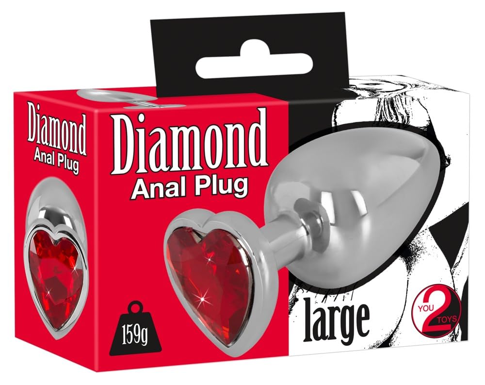 You2Toys Diamond Butt Plug, Large