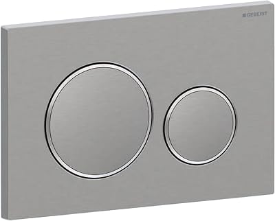Geberit Sigma 20 Actuator Plate Rushed Polished Stainless Steel 115.882.SN.1