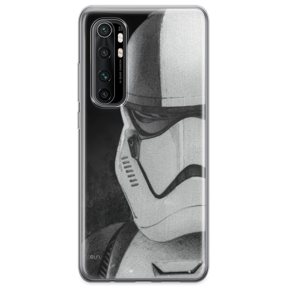 ERT GROUP mobile phone case for Xiaomi MI NOTE 10 Lite original and officially Licensed Star Wars pattern Stormtrooper 001 optimally adapted to the shape of the mobile phone, case made of TPU