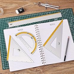 Mr. Pen- Geometry Set, Yellow Stripes, 4