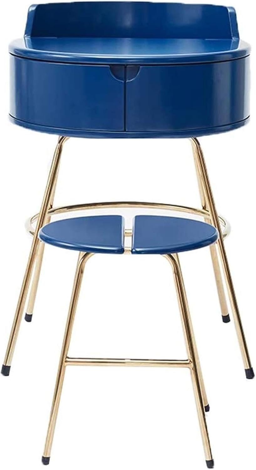 Perfect Dressing Table Creative Dressing Table Large fliptop Mirror, Spacious Storage Space