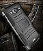 Galaxy J7 Case, E LV Samsung Galaxy J7 - Belt Swivel Clip / Kickstand - Dual Layer Armor Holster Defender Full Body Protective Case Cover for Samsung Galaxy J7 - BLACK