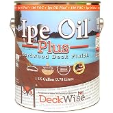 DeckWise Ipe Oil Plus Hardwood Deck Semi-Transparent 100 VOC Natural Finish (1-Gallon)