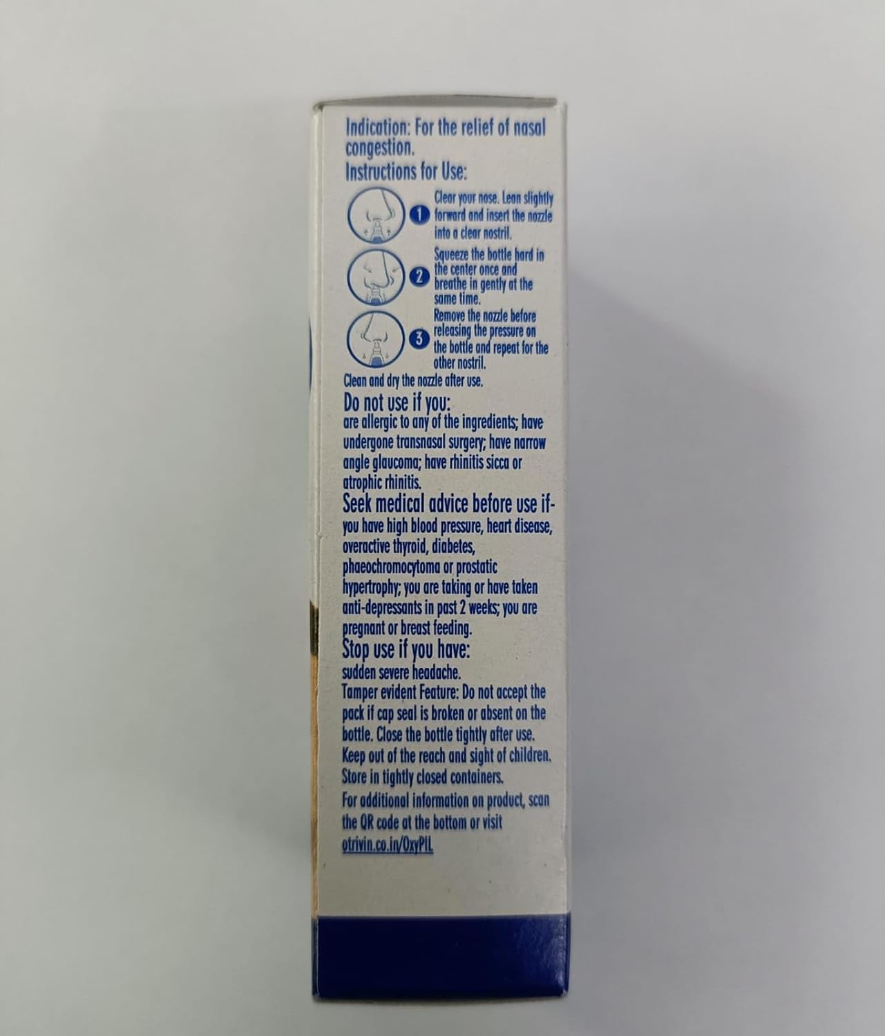 6 x Otrivin Adult Nasal Spray Clears Blocked Noses Fast Long Lasting Moisturi