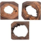 Uttermost Adlai 12" Wide Natural Wood Wall Art Designs - Set of 6