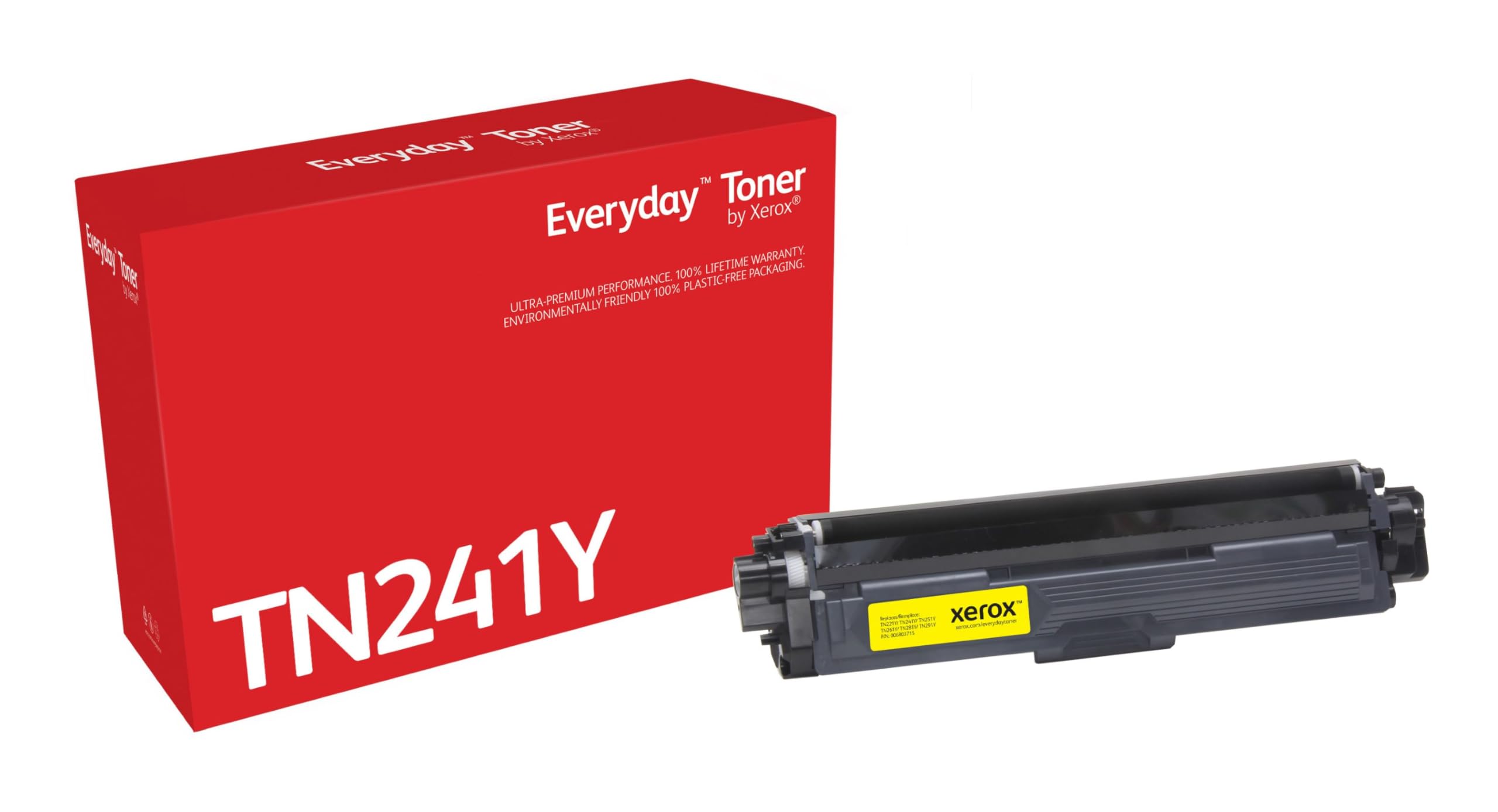 Xerox Everyday Compatible Brother TN241Y Yellow Toner, Standard Capacity