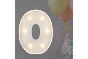 JOYBOX DESIGN 2FT Marquee Light Up Letters, Marquee Letters O, Mosaic Balloon Letter for Birthday Party Decorations, Marry Me Light Up Letter for Decor, Wedding Decor