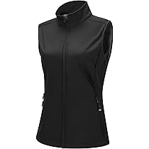 シーイー　FLEECE LINING VEST BLACK 33,000ft Women's Running Vest Fleece Lined Zip Up Windproof