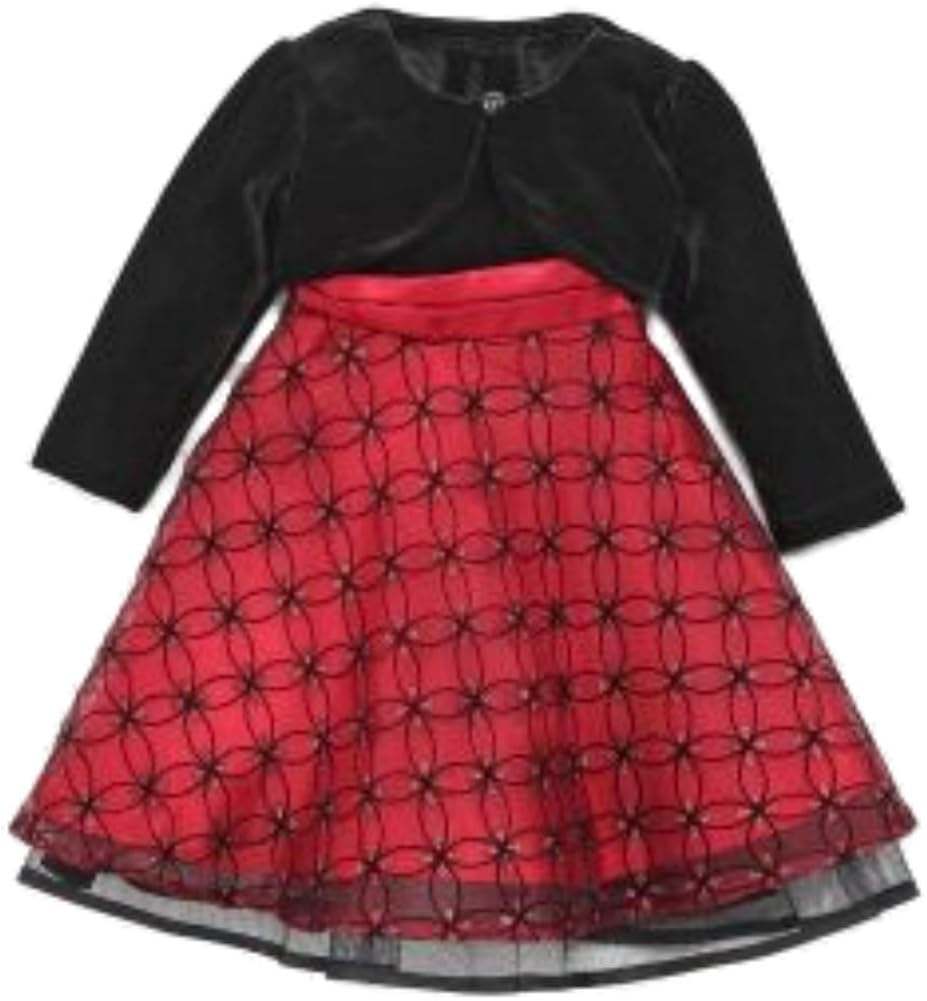 red sequin party dress