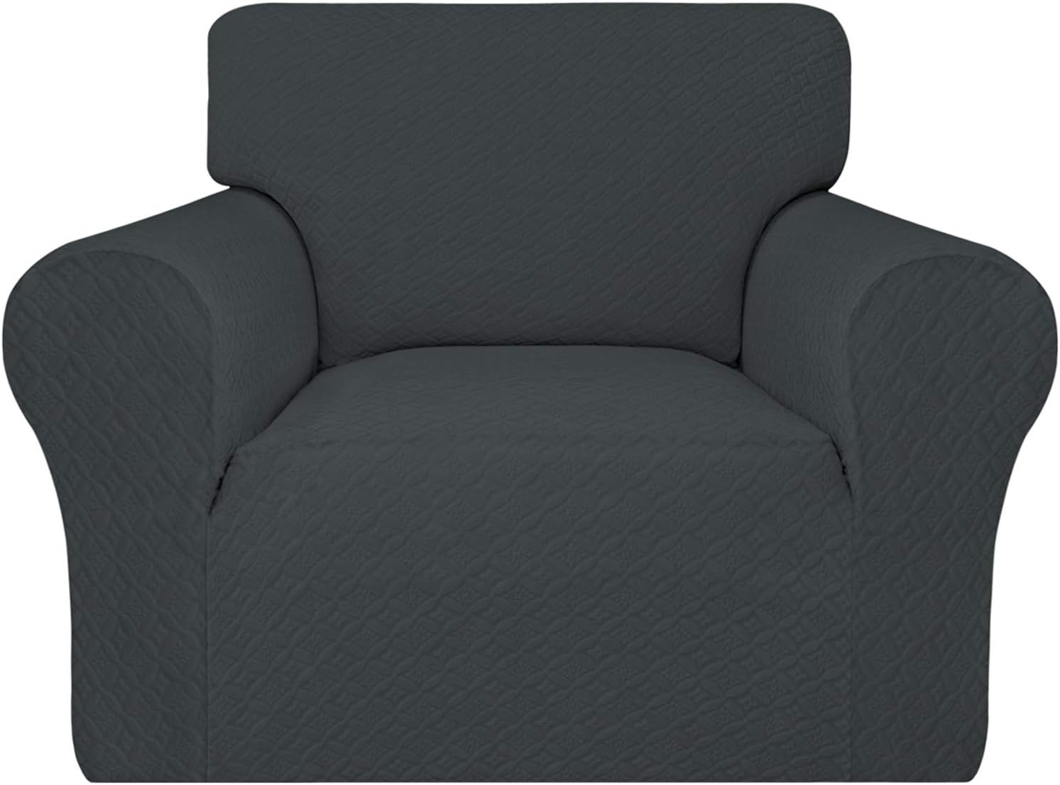 Easy-Going Couch Cover, Stretch Sofa Slipcover, Soft Jacquard Sofa Cover, Non-Slip Slipcovers with Elastic Bottom, Furniture Protector for Kids, Pets (Sofa, Dark Gray): Furniture & Decor