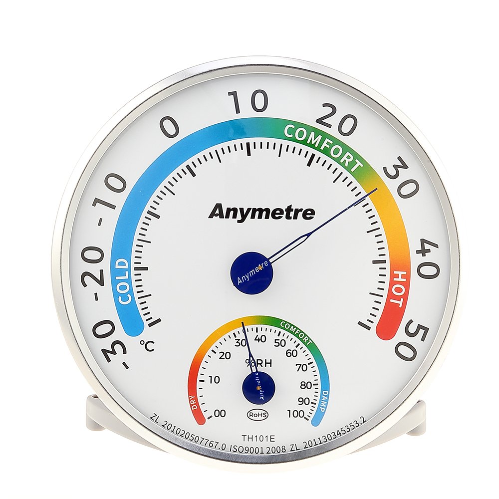 Temperature Humidity Meter Indoor Outdoor Hygrometer Thermometer Analog Monitor Baby Room Greenhouse