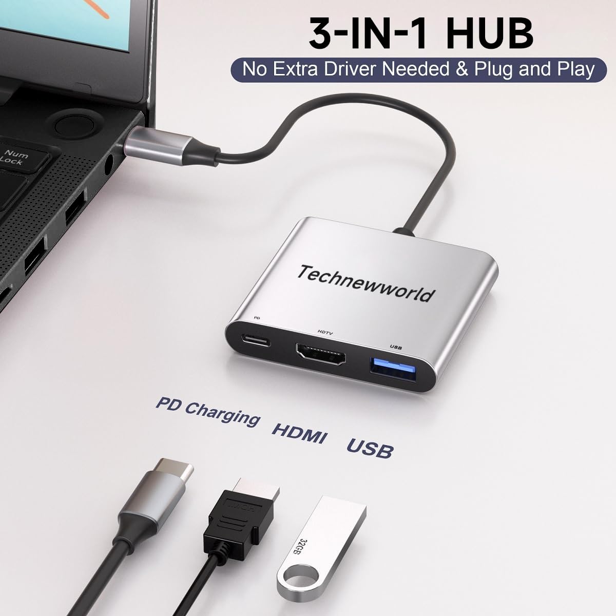 Laptop empresarial Dell con pantalla táctil 2K de 15,6", 32 GB de RAM, 1 TB SSD Intel 10-Core i5-1334U (Beat i7-1250U), computadora portátil para estudiantes universitarios con teclado numérico Wi-Fi 6, batería de larga duración Win 11 Pro, con accesorio