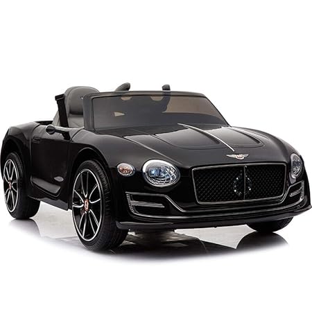 Bseion Bentley Style Kids Coupé für Fahrzeuge mit LED-Leuchten Musikgesteuerter 2,4-GHz-Fernbedienungs-Double-Drive-Swing-Fah