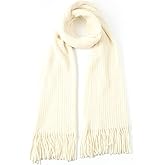 Royid Kids Scarf for Girls Winter Warm Knit Toddler Baby Scarves Neck Warmer Tassel Scarf for Boys Girls