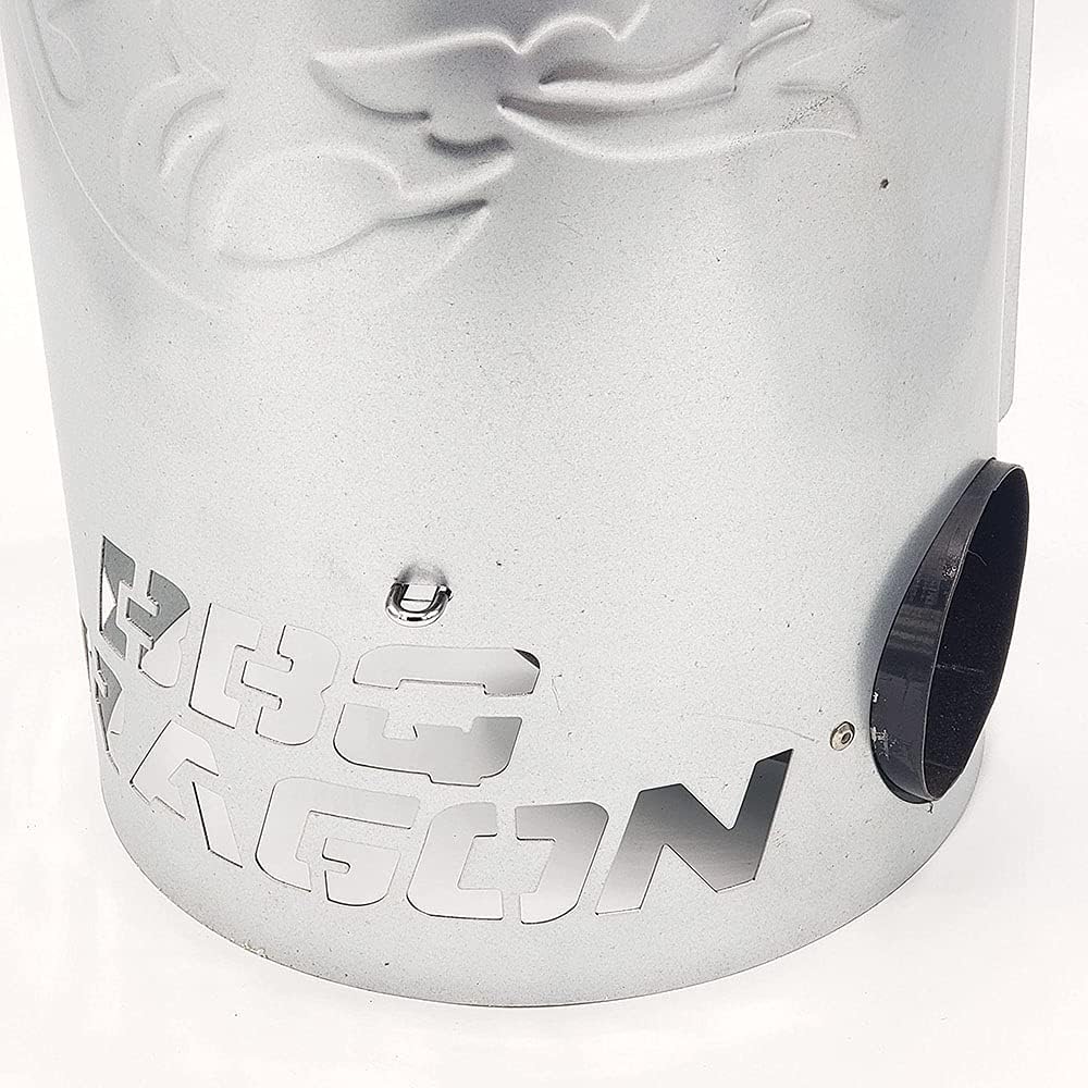 BBQ Dragon Extra Large Chimney of Insanity Charcoal Starter - The Fastest and Easiest Charcoal Chimney Starter for BBQ Grills (X-Large) : Garden & Outdoor