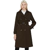 Orolay Women's Long Trench Coat Lightweight Double-Breasted Classic Lapel Spring Overcoat with Belt