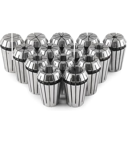 Set Di Colletti Per Fresatrici CNC Ad Alta Precisione Con Collare - Foto 14