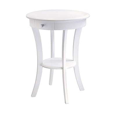 Winsome Wood Sasha White Accent Table for Living Room or Entryway