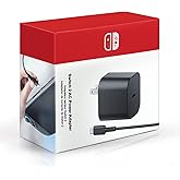 Switch 2 Charger - 20V 3A 60W Replacement Fast Charging Power Adapter Accessories with 5FT USB C Cable, Original IC Module for Switch OLED, Lite, Steam Deck