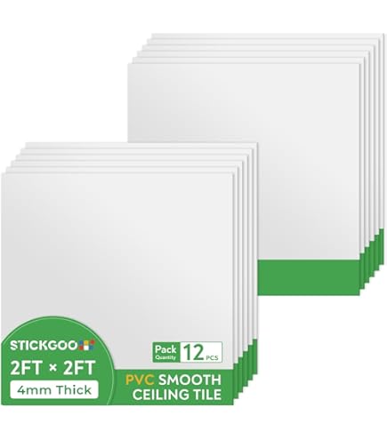 thumbnail image 2 of USG Ceiling Panels 2x4 Ft 3/4 Inch Mineral Fiber - Pack Of 6 - White/Beige/Gray 2 of 6