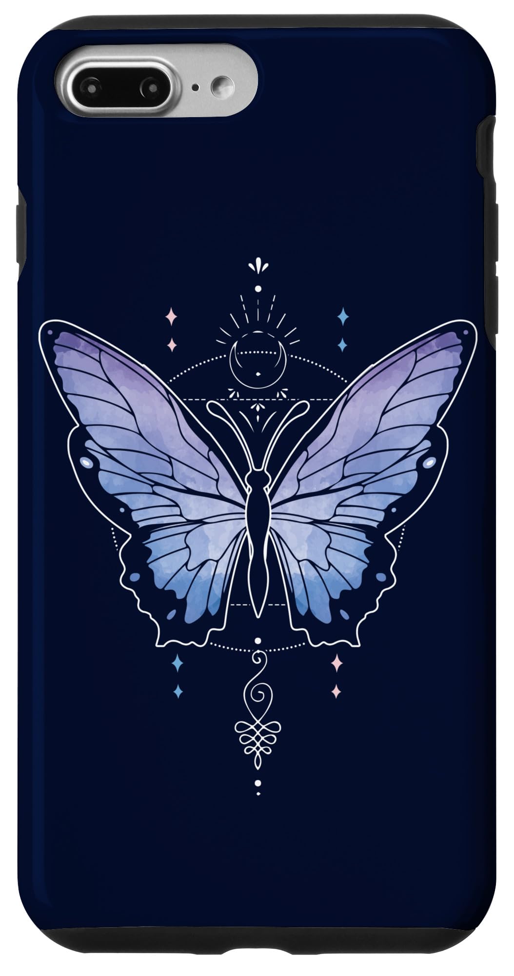 iPhone 7 Plus/8 Plus Butterfly Tarot Pagan Kawaii Occult Satanic Pastel Gothic Case
