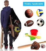 BROTOU Extra Large Drawstring Mesh Ball Bag 30 x 40 600D Polyester view 6