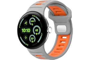 Miimall Compatible for Google Pixel Watch 4 Band,Sport Breathable Silicone Replacement Strap for Pixel Watch 4 45mm/ Pixel Wa