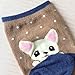 Chalier Womens Funny Socks Cozy Cute Printed Patterned Fun Sock Novelty Cat Dog Socks for Women, Multicolor 4