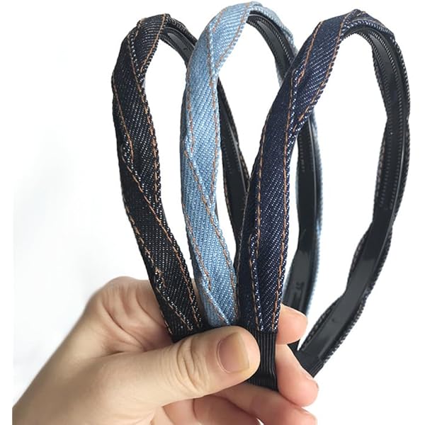 Amazon.com : Giegxin 3 Pieces Jean Denim Headband Knot