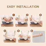 let's make Baby Crib Mobile Holder Wooden Mount Pine Natural Unpainted view 6