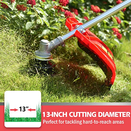 PowerSmart String Trimmer & Edger, 2 Stroke Weed Wacker with Straight