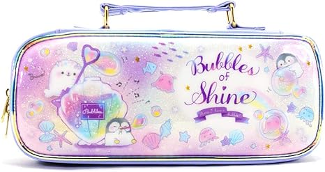 Amazon 筆箱 ペンケース 小学生 ボックス タイプ 女の子 向け アザラシ バブルスオブシャイン オープン 多機能 クーリア ペンケース 文房具 オフィス用品