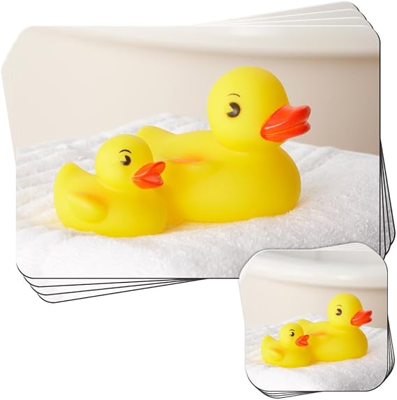 Patitos de goma baño de burbujas niños juguete juego de 4 manteles