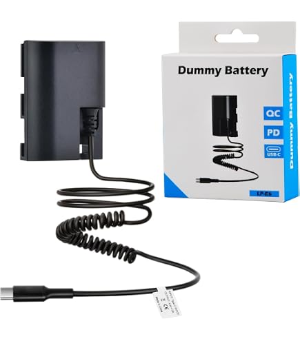 Canon Cameras US Ped-E1 USB Power Adapter, Black, Full-Size