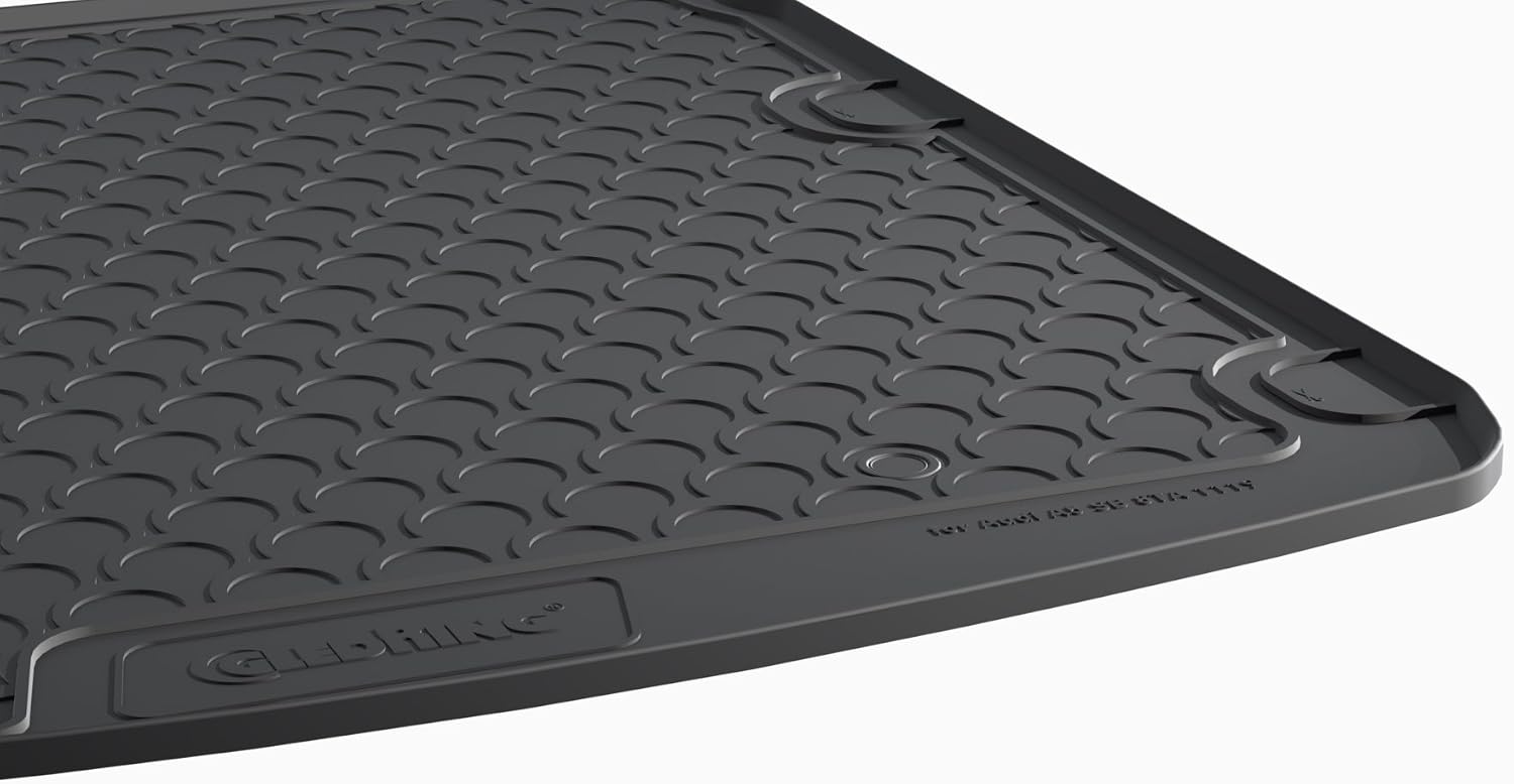 Gledring Rubbasol (Rubber) Boot Mat compatible with Audi A5 Sportback (8TA) 2009-2016, Black - Image 3